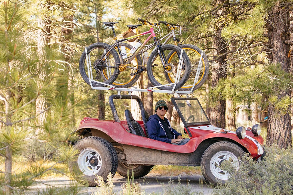 Paul with his dune buggy